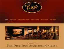 Tablet Screenshot of dickidolgallery.com